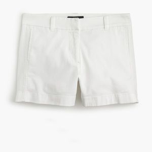 J.Crew 4” Chino Short (White)
